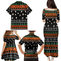 Rottweiler Christmas Family Matching Puletasi and Hawaiian Shirt Xmas Holiday Patterns - Wonder Print Shop