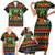 Rottweiler Christmas Family Matching Short Sleeve Bodycon Dress and Hawaiian Shirt Xmas Holiday Patterns - Wonder Print Shop
