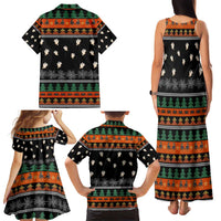 Rottweiler Christmas Family Matching Tank Maxi Dress and Hawaiian Shirt Xmas Holiday Patterns - Wonder Print Shop
