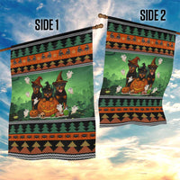 Rottweiler Christmas Garden Flag Xmas Holiday Patterns - Wonder Print Shop