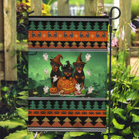Rottweiler Christmas Garden Flag Xmas Holiday Patterns - Wonder Print Shop