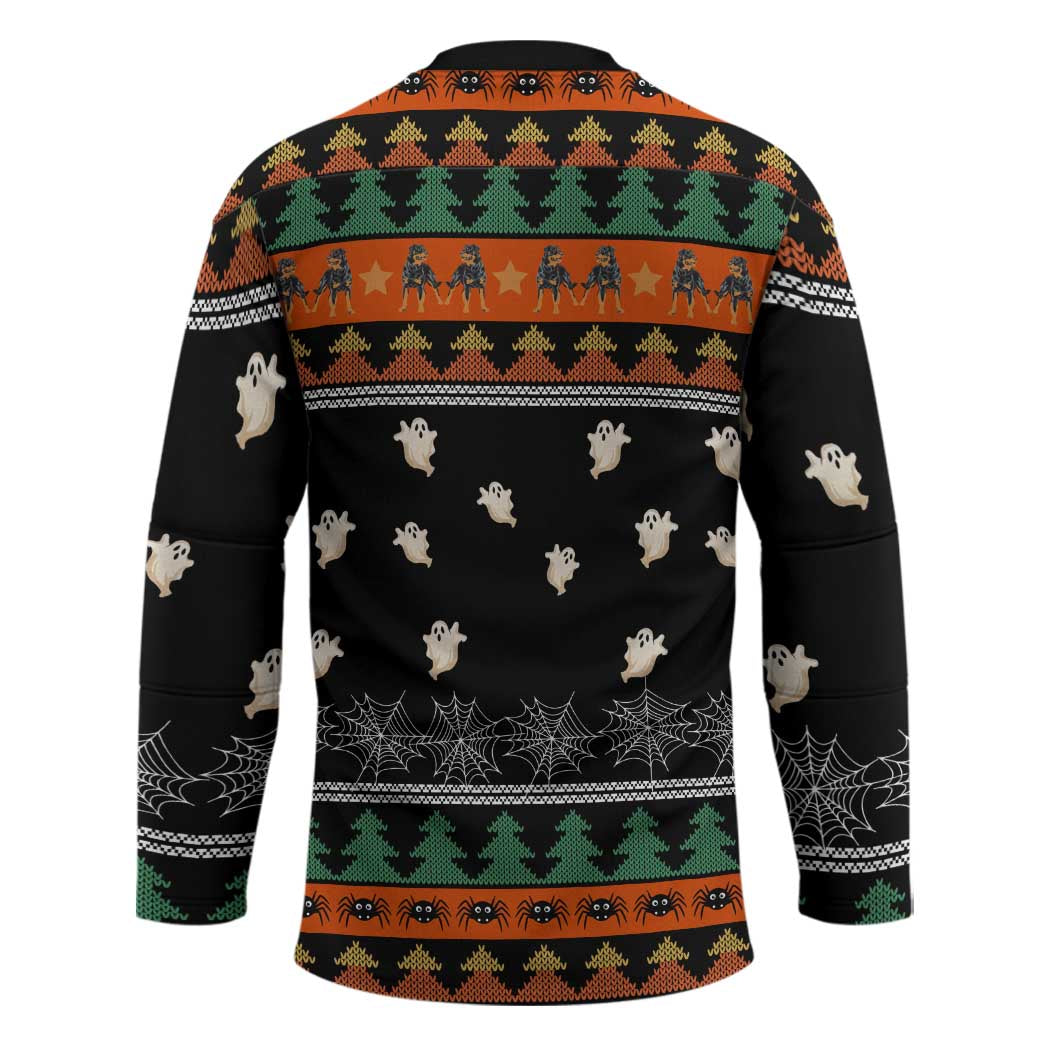 Rottweiler Christmas Hockey Jersey Xmas Holiday Patterns - Wonder Print Shop