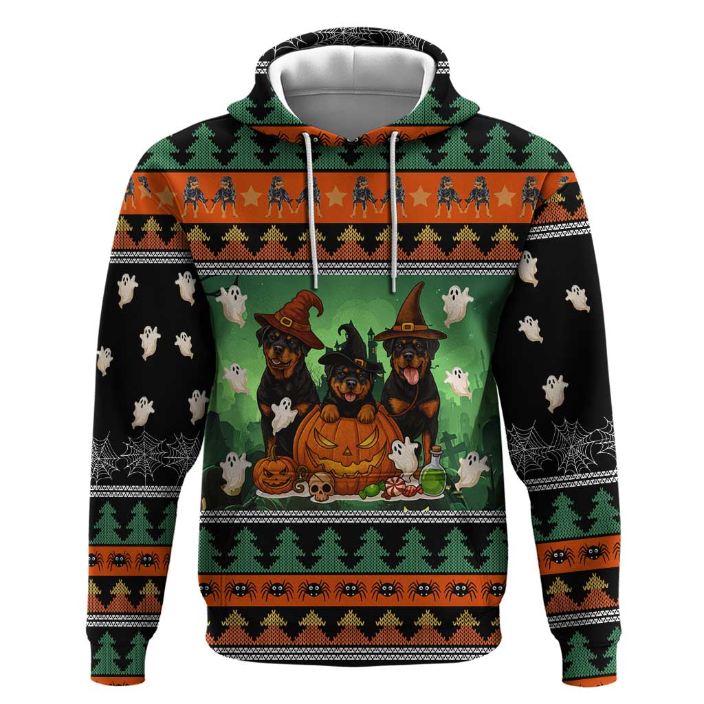 Rottweiler Christmas Hoodie Xmas Holiday Patterns - Wonder Print Shop