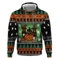 Rottweiler Christmas Hoodie Xmas Holiday Patterns - Wonder Print Shop