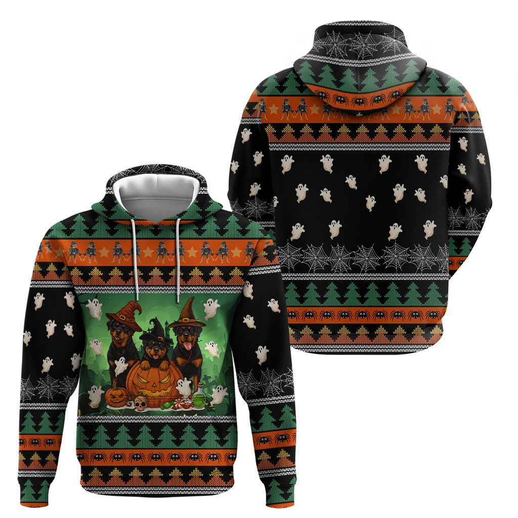 Rottweiler Christmas Hoodie Xmas Holiday Patterns - Wonder Print Shop