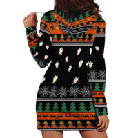 Rottweiler Christmas Hoodie Dress Xmas Holiday Patterns - Wonder Print Shop