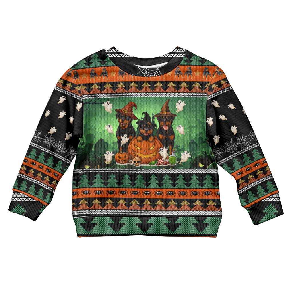 Rottweiler Christmas Kid Ugly Christmas Sweater Xmas Holiday Patterns - Wonder Print Shop
