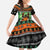 Rottweiler Christmas Kid Short Sleeve Dress Xmas Holiday Patterns - Wonder Print Shop