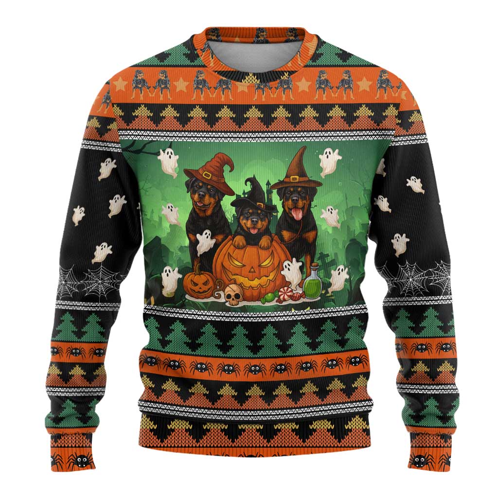 Rottweiler Christmas Ugly Christmas Sweater Xmas Holiday Patterns - Wonder Print Shop