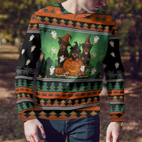 Rottweiler Christmas Ugly Christmas Sweater Xmas Holiday Patterns - Wonder Print Shop