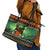 Rottweiler Christmas Leather Tote Bag Xmas Holiday Patterns - Wonder Print Shop