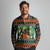 Rottweiler Christmas Long Sleeve Polo Shirt Xmas Holiday Patterns - Wonder Print Shop