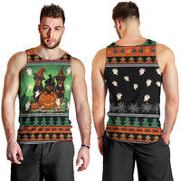 Rottweiler Christmas Men Tank Top Xmas Holiday Patterns - Wonder Print Shop