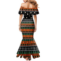 Rottweiler Christmas Mermaid Dress Xmas Holiday Patterns - Wonder Print Shop