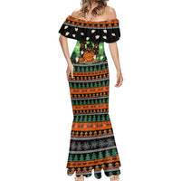 Rottweiler Christmas Mermaid Dress Xmas Holiday Patterns - Wonder Print Shop