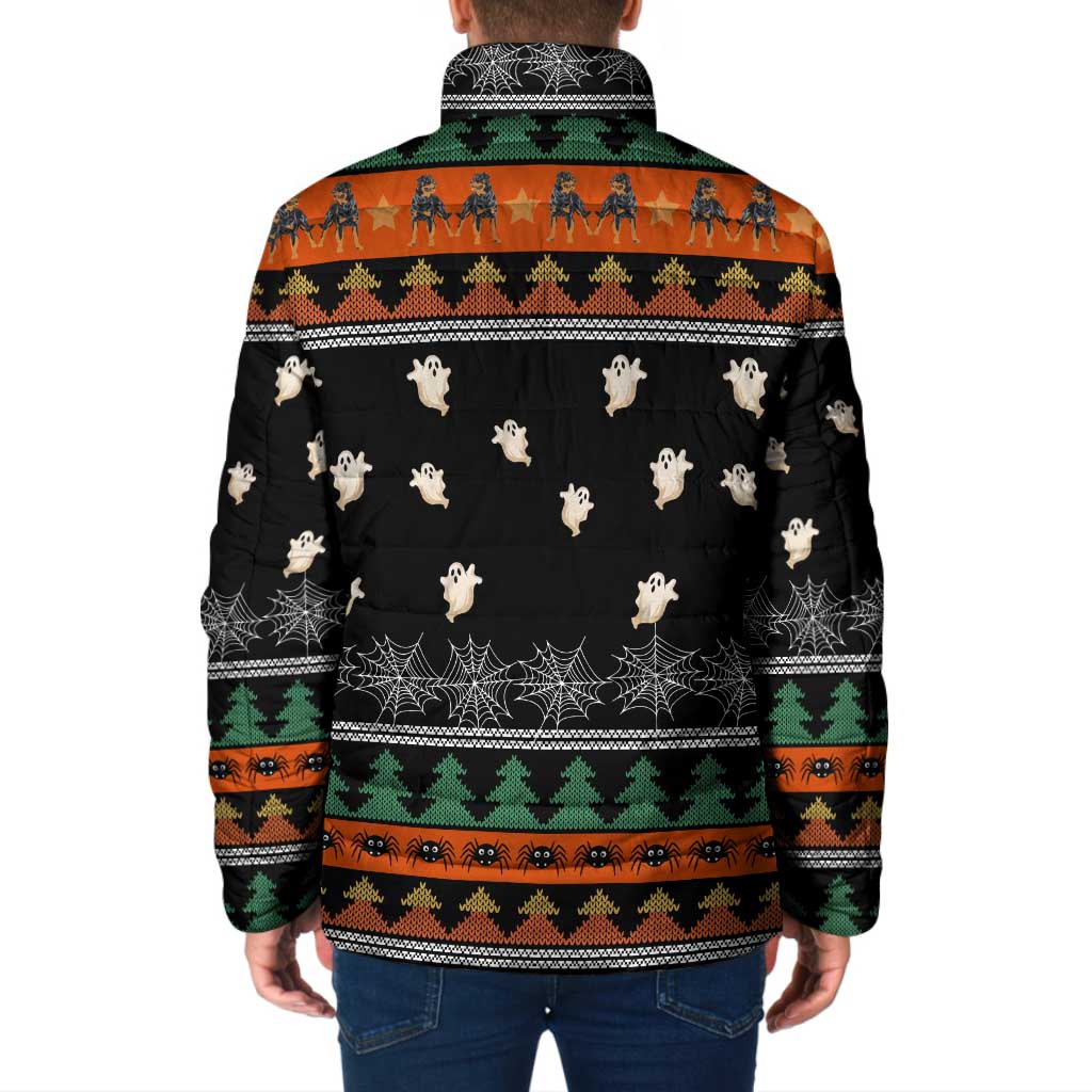 Rottweiler Christmas Padded Jacket Xmas Holiday Patterns - Wonder Print Shop