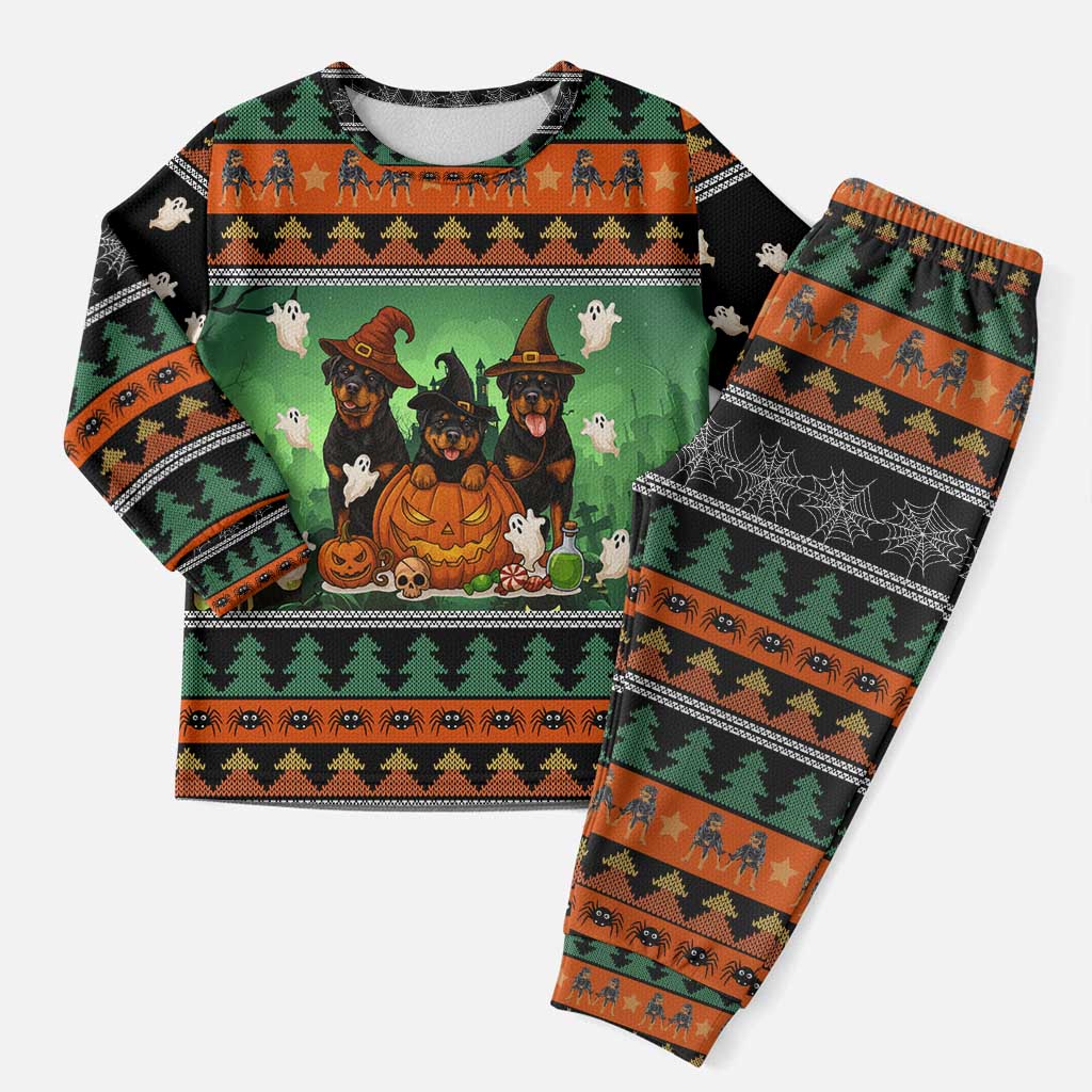 Rottweiler Christmas Pajama Set Xmas Holiday Patterns - Wonder Print Shop