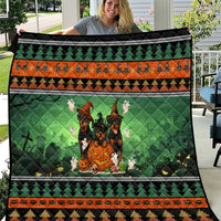 Rottweiler Christmas Quilt Xmas Holiday Patterns - Wonder Print Shop