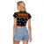 Rottweiler Christmas Raglan Cropped T Shirt Xmas Holiday Patterns - Wonder Print Shop