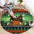 Rottweiler Christmas Round Carpet Xmas Holiday Patterns - Wonder Print Shop