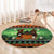 Rottweiler Christmas Round Carpet Xmas Holiday Patterns - Wonder Print Shop