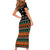 Rottweiler Christmas Short Sleeve Bodycon Dress Xmas Holiday Patterns - Wonder Print Shop