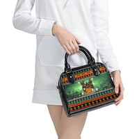 Rottweiler Christmas Shoulder Handbag Xmas Holiday Patterns - Wonder Print Shop
