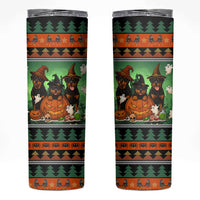 Rottweiler Christmas Skinny Tumbler Xmas Holiday Patterns - Wonder Print Shop