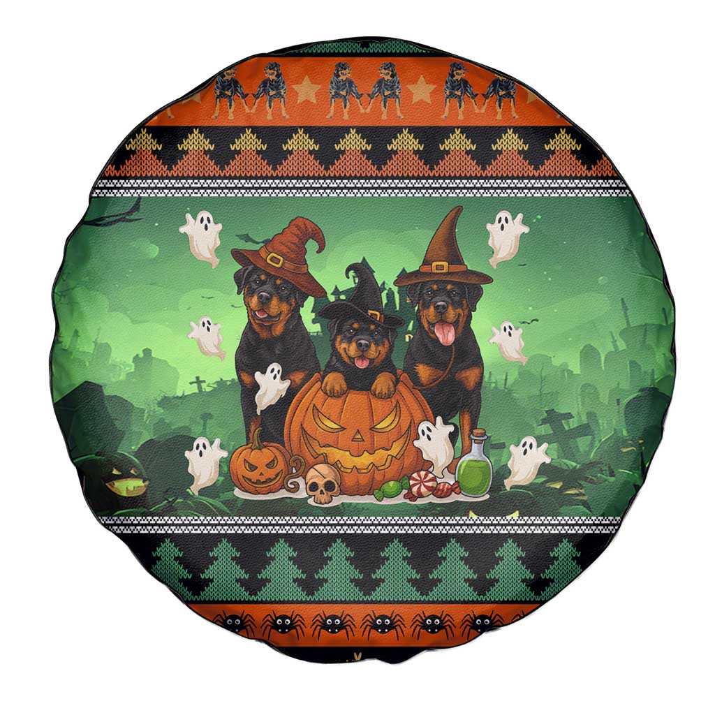 Rottweiler Christmas Spare Tire Cover Xmas Holiday Patterns - Wonder Print Shop
