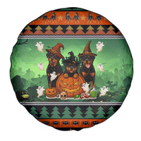 Rottweiler Christmas Spare Tire Cover Xmas Holiday Patterns - Wonder Print Shop