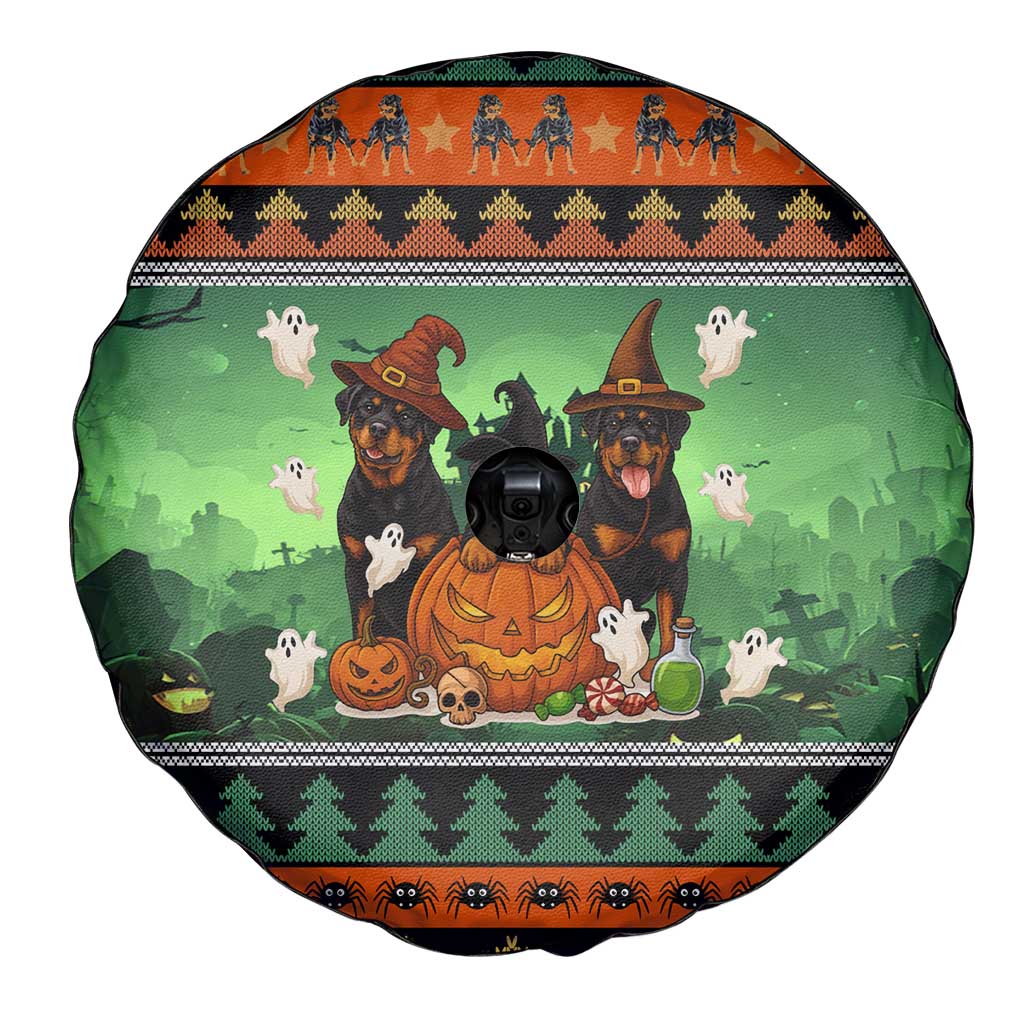Rottweiler Christmas Spare Tire Cover Xmas Holiday Patterns - Wonder Print Shop