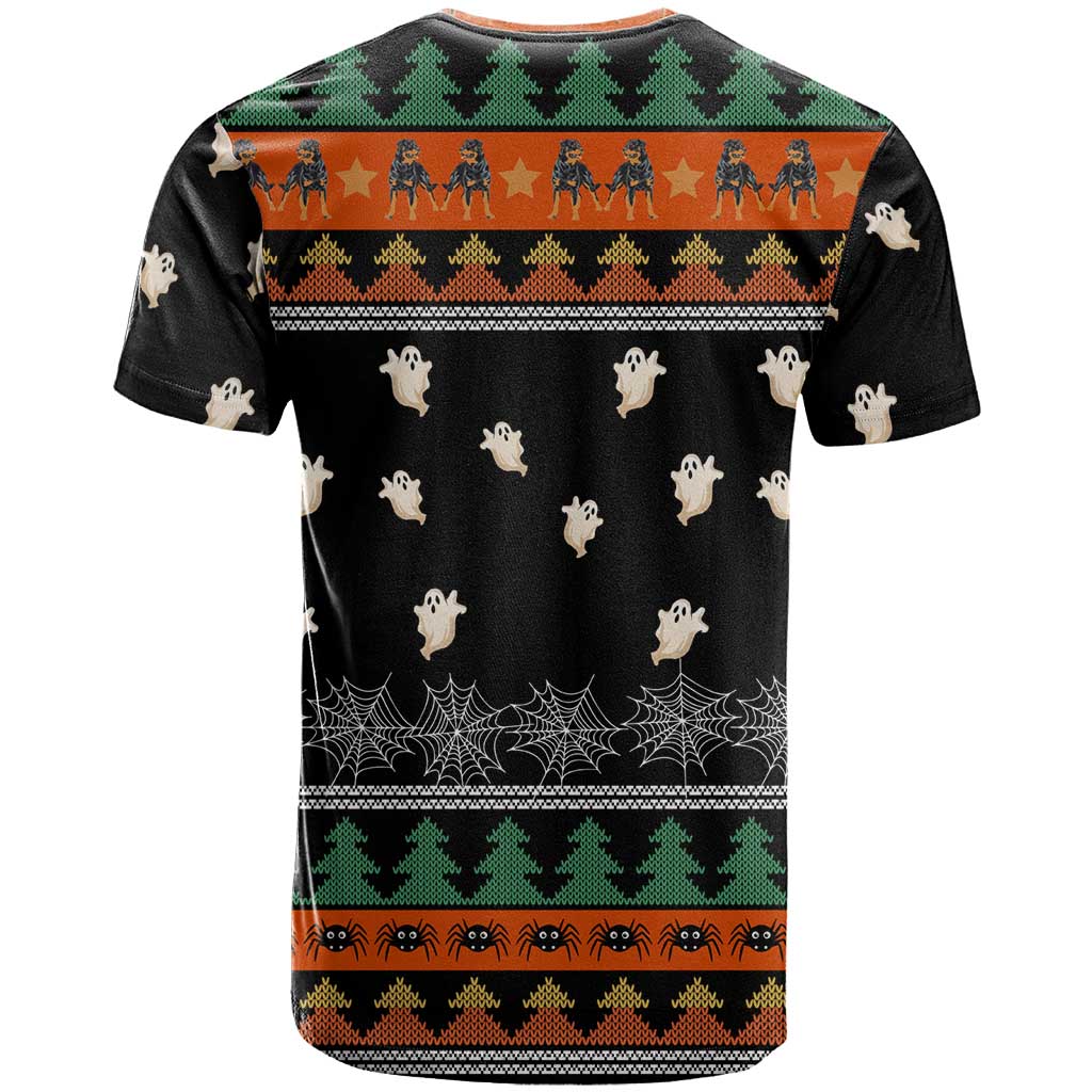 Rottweiler Christmas T Shirt Xmas Holiday Patterns - Wonder Print Shop
