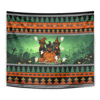 Rottweiler Christmas Tapestry Xmas Holiday Patterns - Wonder Print Shop