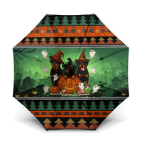 Rottweiler Christmas Umbrella Xmas Holiday Patterns - Wonder Print Shop