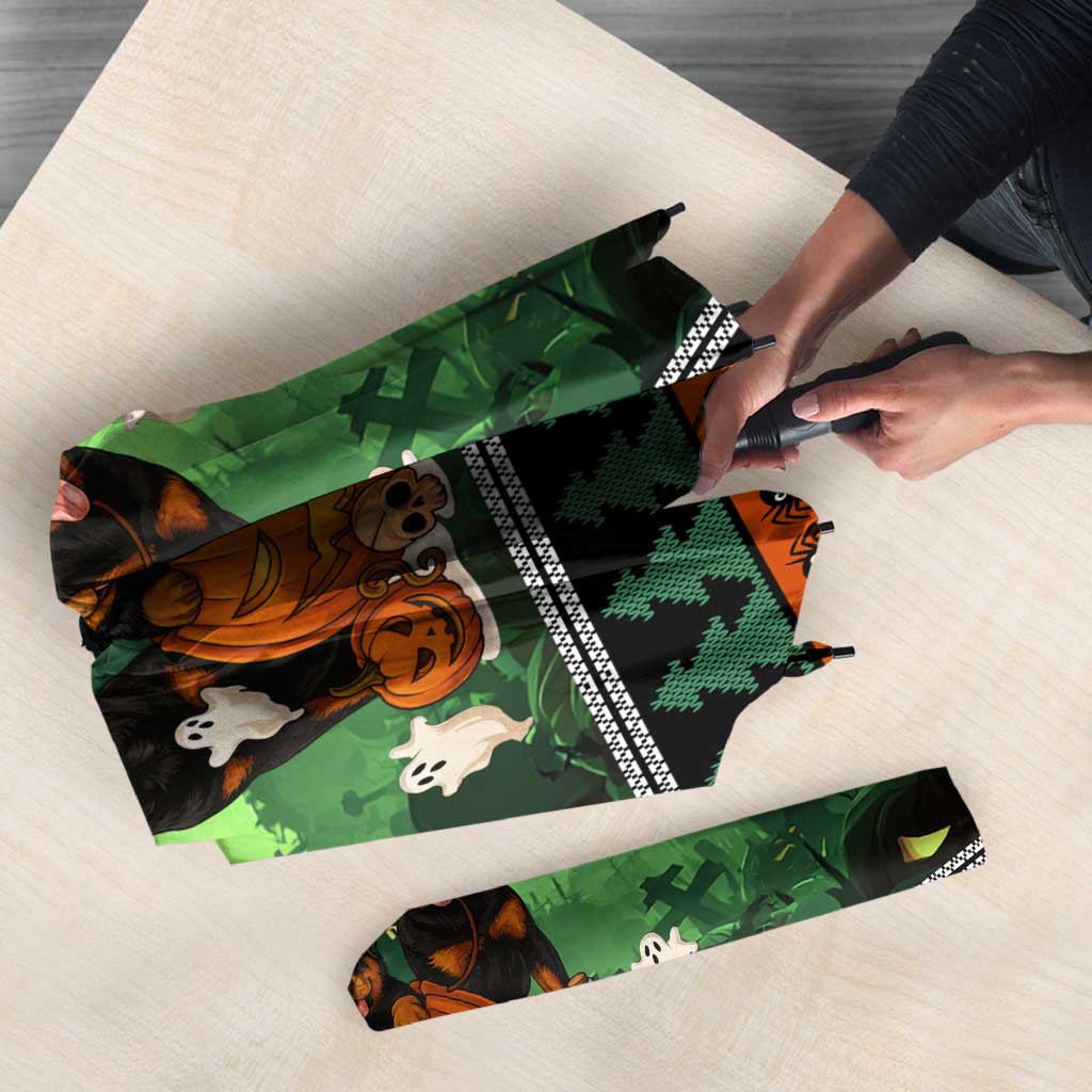 Rottweiler Christmas Umbrella Xmas Holiday Patterns - Wonder Print Shop