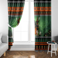 Rottweiler Christmas Window Curtain Xmas Holiday Patterns - Wonder Print Shop