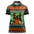 Rottweiler Christmas Women Polo Shirt Xmas Holiday Patterns - Wonder Print Shop