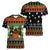 Rottweiler Christmas Women V-Neck T-Shirt Xmas Holiday Patterns - Wonder Print Shop