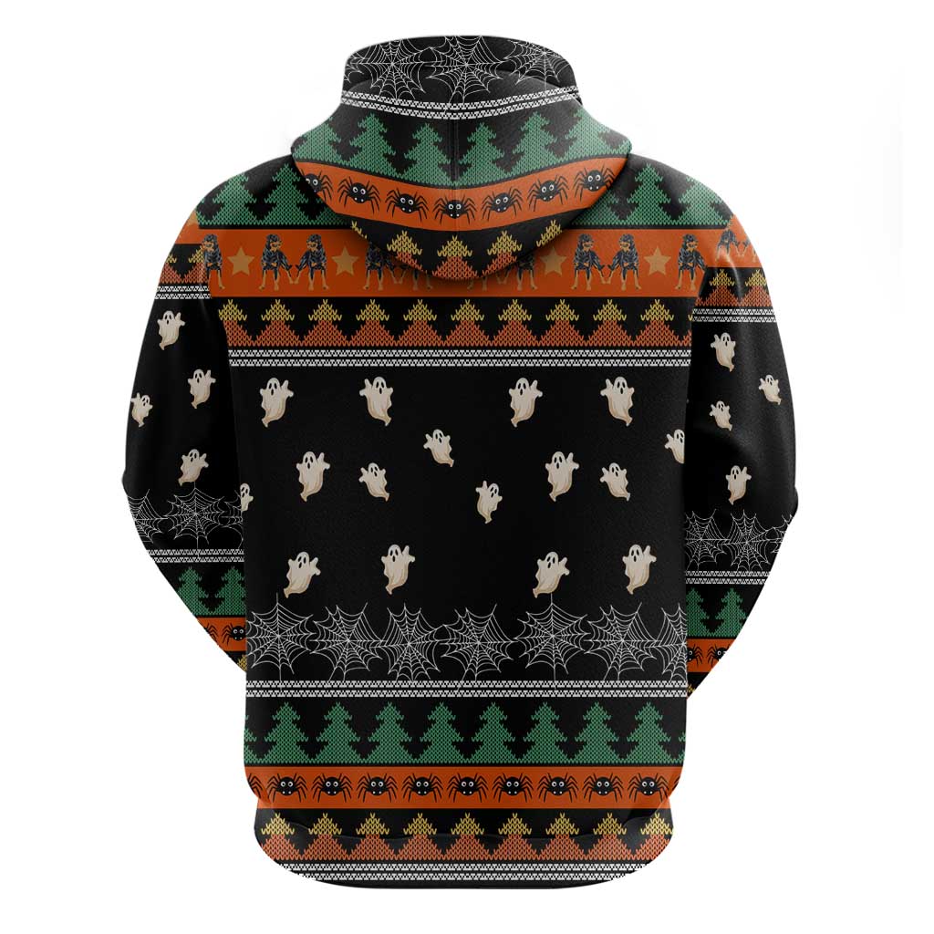 Rottweiler Christmas Zip Hoodie Xmas Holiday Patterns - Wonder Print Shop