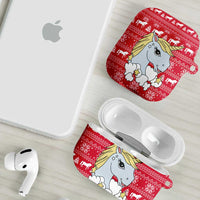 Lovely Unicorn Christmas AirPods Case Xmas Holiday Patterns - Wonder Print Shop
