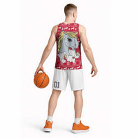 Lovely Unicorn Christmas Basketball Jersey Xmas Holiday Patterns - Wonder Print Shop