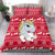 Lovely Unicorn Christmas Bedding Set Xmas Holiday Patterns - Wonder Print Shop