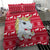 Lovely Unicorn Christmas Bedding Set Xmas Holiday Patterns - Wonder Print Shop
