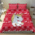 Lovely Unicorn Christmas Bedding Set Xmas Holiday Patterns - Wonder Print Shop