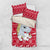 Lovely Unicorn Christmas Bedding Set Xmas Holiday Patterns - Wonder Print Shop