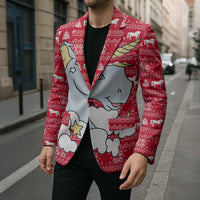 Lovely Unicorn Christmas Blazer Xmas Holiday Patterns - Wonder Print Shop