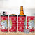 Lovely Unicorn Christmas 4 in 1 Can Cooler Tumbler Xmas Holiday Patterns - Wonder Print Shop