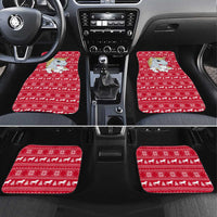 Lovely Unicorn Christmas Car Mats Xmas Holiday Patterns - Wonder Print Shop