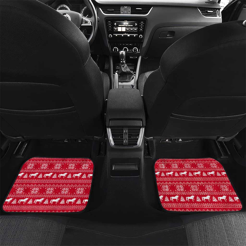 Lovely Unicorn Christmas Car Mats Xmas Holiday Patterns - Wonder Print Shop