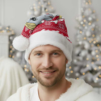 Lovely Unicorn Christmas Santa Hat Xmas Holiday Patterns - Wonder Print Shop